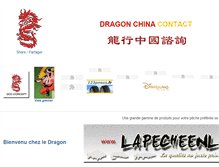 Tablet Screenshot of dragonchinacontact.com